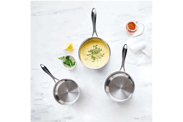 Set de 3 casseroles Beka Chef en inox 16, 18 et 20cm