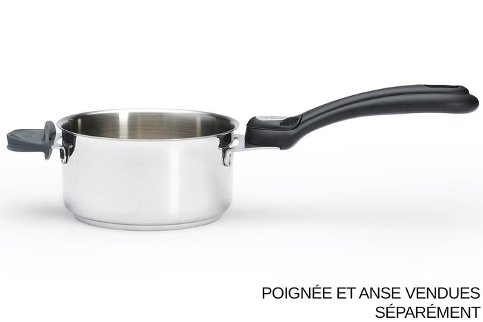 Set de 3 casseroles De Buyer Milady Twisty en acier inoxydable