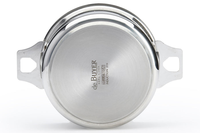 Set de 3 casseroles De Buyer Milady Twisty en acier inoxydable