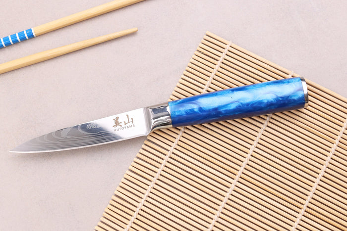 Set de 3 couteaux Kutoyama Blue Wave chef + universel + office