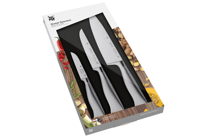 Set de 3 couteaux WMF Grand Gourmet lames acier inoxydable
