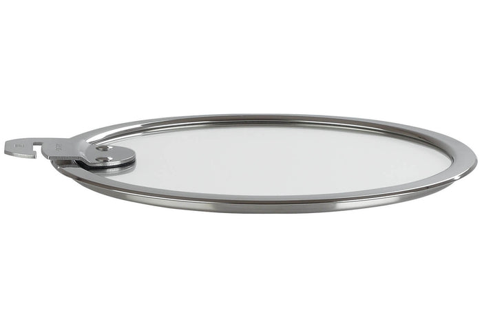 Set de 3 couvercles plats Cristel Strate Amovible 16 à 20cm en verre trempé