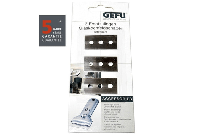Set de 3 lames de rechange Gefu RESERV pour le grattoir de tables de cuisson