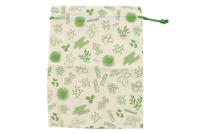 Set de 3 sacs à vrac Pebbly en coton biologique - 20x25cm