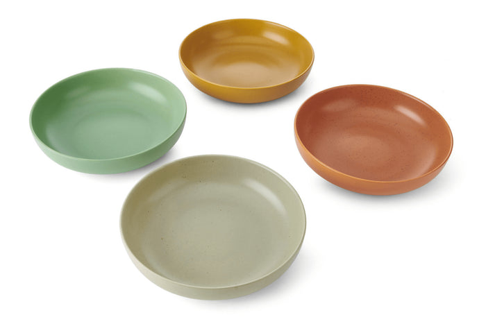 Set de 4 bols à pâtes KitchenCraft Idilica en grès multicolore 21cm