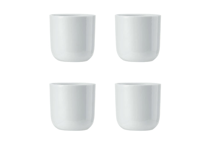 Set de 4 coquetiers Mikasa Chalk en porcelaine blanche