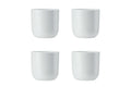 Set de 4 coquetiers Mikasa Chalk en porcelaine blanche
