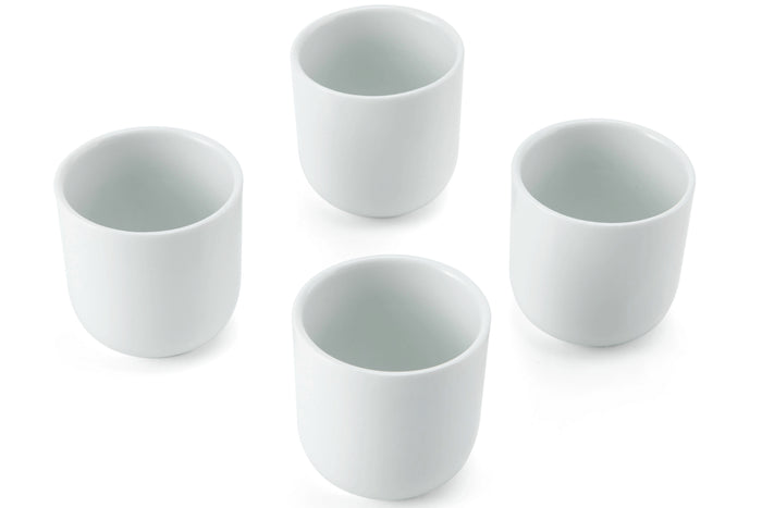 Set de 4 coquetiers Mikasa Chalk en porcelaine blanche