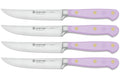 Set de 4 couteaux à steak Wusthof Classic Colour Purple Yam forgé lame 12cm