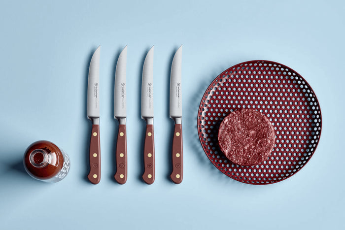 Set de 4 couteaux à steak Wusthof Classic Colour Tasty Sumac forgés lame 12cm