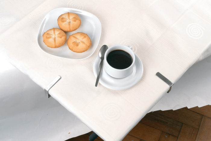 Set de 4 pinces à nappe KitchenCraft en acier inox 18/0