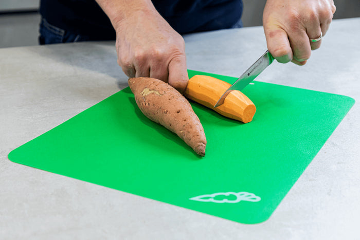 Set de 4 planches à découper KitchenCraft en polymère flexible multicolore 38x32,5cm