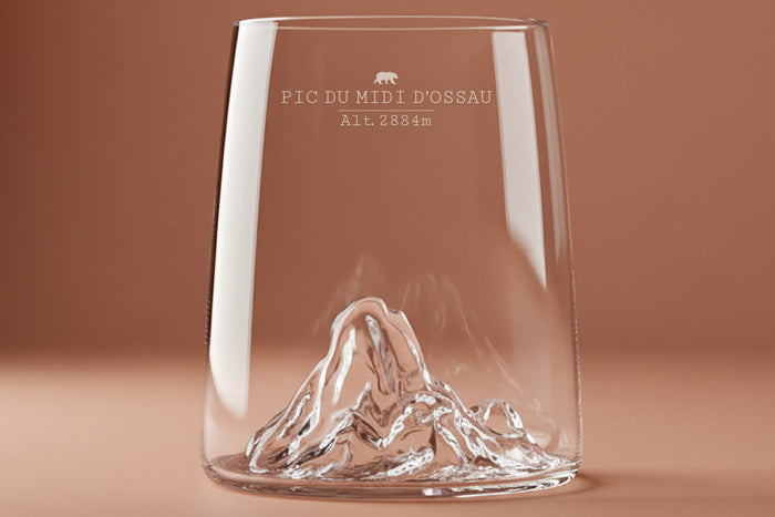 Set de 4 shooters Alaskan Maker Topographic en verre cristallin