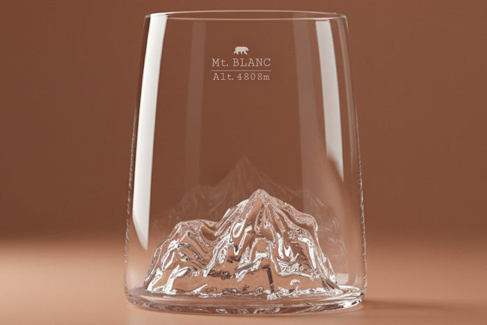 Set de 4 shooters Alaskan Maker Topographic en verre cristallin