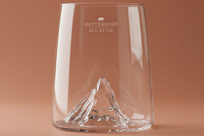 Set de 4 shooters Alaskan Maker Topographic en verre cristallin
