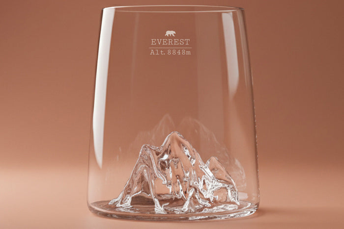 Set de 4 shooters Alaskan Maker Topographic en verre cristallin