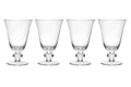 Set de 4 verres à vin en cristal Mikasa Salerno à pied court 260ml