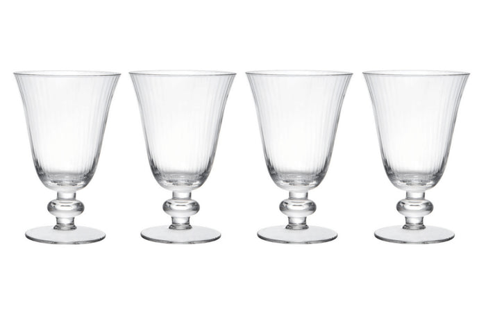 Set de 4 verres à vin en cristal Mikasa Salerno à pied court 260ml