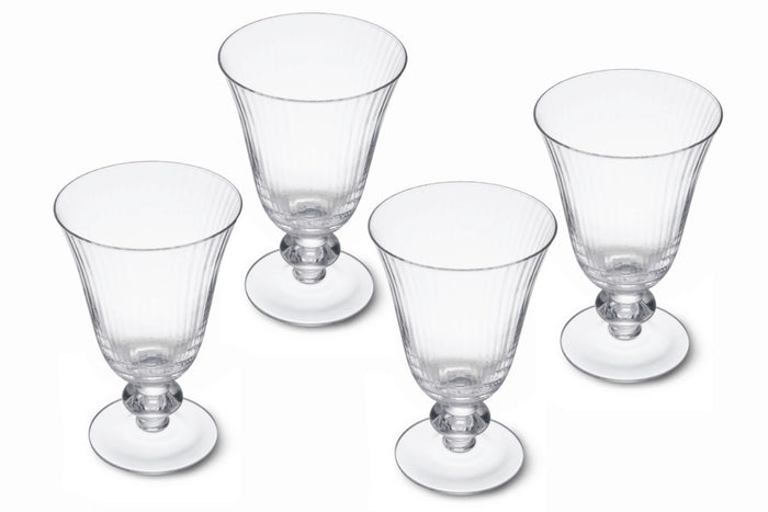 Set de 4 verres à vin en cristal Mikasa Salerno à pied court 260ml
