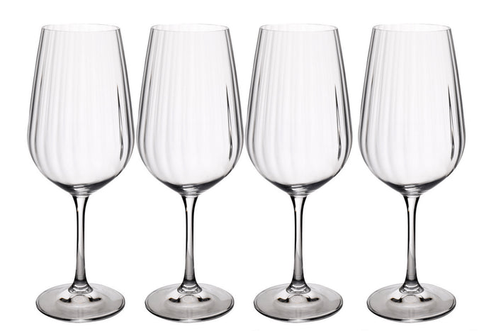 Set de 4 verres à vin rouge Mikasa Treviso en cristal 600ml