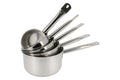 Set de 5 casseroles Baumalu Ligne Professionnelle en acier inox 12, 14, 16, 18 et 20cm