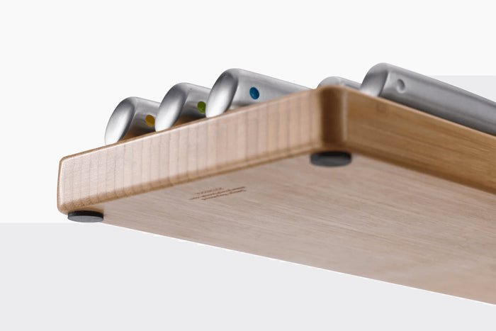 Set de 5 couteaux Joseph Joseph Elevate Steel Knives Bamboo Store + plateau en bambou