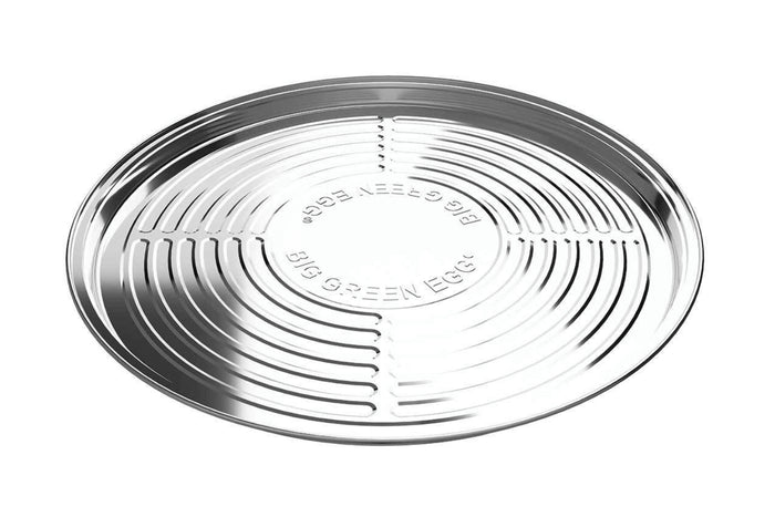 Set de 5 lèchefrites rondes jetables en aluminium pour Big Green Egg MiniMax, Small, Medium 28 x 2,5cm