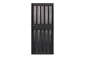 Set de 5 paires de baguettes chinoises en inox noir Kutoyama
