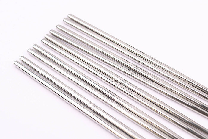 Set de 5 paires de baguettes chinoises Kutoyama en inox 24cm