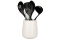 Set de 5 ustensiles de cuisine Kitchen Aid avec support céramique