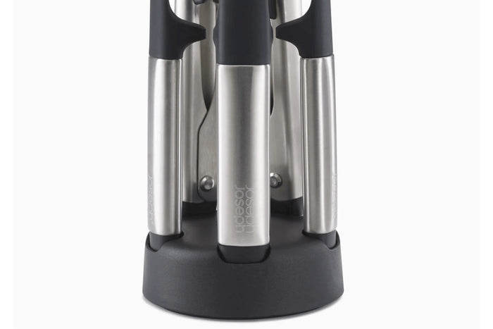 Set de 5 ustensiles Joseph Joseph Elevate Fusion en silicone avec support de rangement