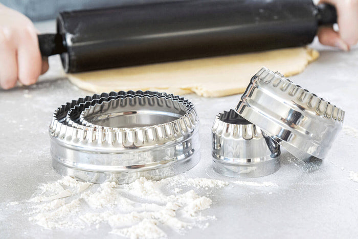Set de 6 emporte-pièces KitchenCraft à double tranchant en acier inoxydable