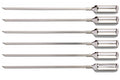 Set de 6 piques à brochettes OXO en acier inoxydable réutilisables