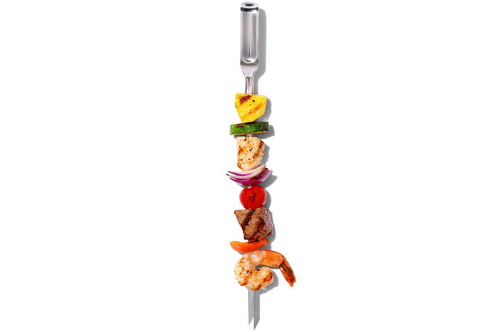 Set de 6 piques à brochettes OXO en acier inoxydable réutilisables