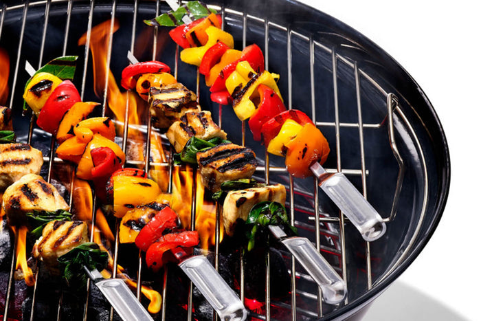 Set de 6 piques à brochettes OXO en acier inoxydable réutilisables