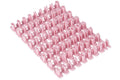 Set de 73 emporte-pièces KitchenCraft chiffres et lettres en polymère rose