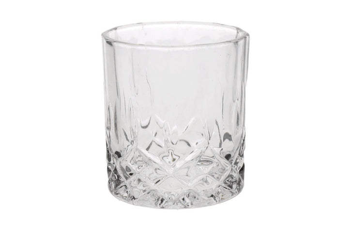 Set de bouteille à whisky Barcraft avec 4 verres taillés