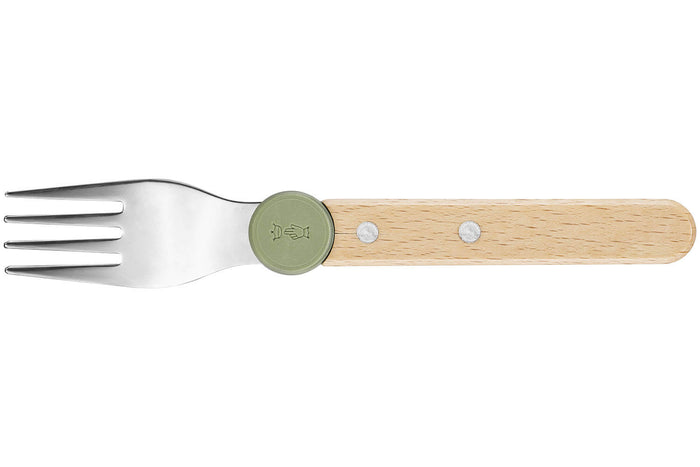 Set de couverts pour enfants Opinel Le Petit Gourmet coloris olive