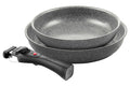 Set de cuisson 3 pièces Ballarini Torre 1 poêle 24cm + 1 poêle 28cm + 1 poignée amovible