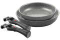 Set de cuisson 4 pièces Ballarini Torre 1 poêle 24cm + 1 poêle 28cm + 2 poignées amovibles