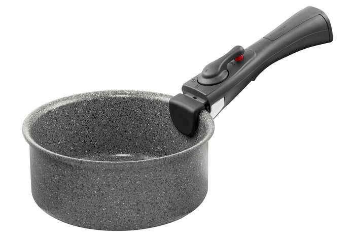 Set de cuisson 6 pièces Ballarini Torre 1 poêle 24cm + 1 poêle 28cm + 1 casserole 16cm + 3 poignées amovibles