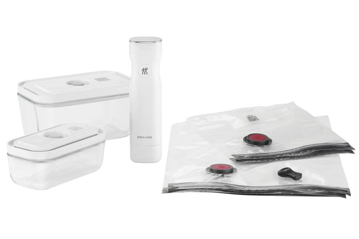 Set de démarrage Zwilling Fresh & Save 7 pièces S/M 1 pompe à vide + 2 boîtes en verre + 4 sacs