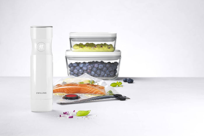 Set de démarrage Zwilling Fresh & Save 7 pièces S/M 1 pompe à vide + 2 boîtes en verre + 4 sacs