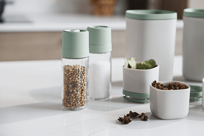Set moulin à poivre et salière Berghoff Leo Balance en verre et polypropylène