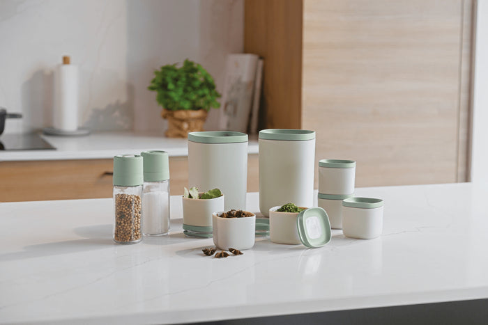 Set moulin à poivre et salière Berghoff Leo Balance en verre et polypropylène
