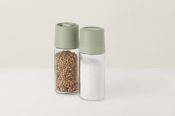 Set moulin à poivre et salière Berghoff Leo Balance en verre et polypropylène