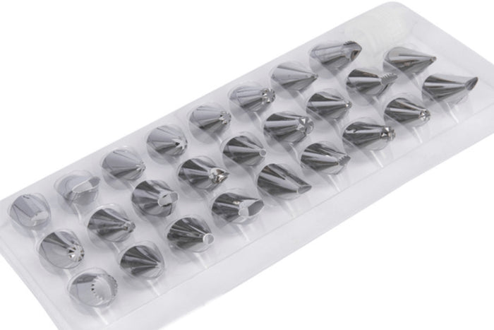 Set pâtissier Kitchencraft avec 26 douilles en acier inoxydable + poche à douille + adaptateur