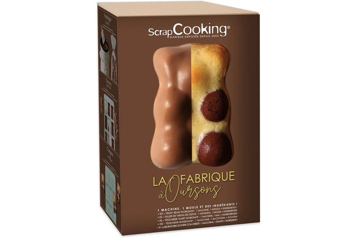 Set Scrapcooking La Fabrique à Oursons 10 accessoires + 1 livre de recettes