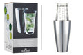 Shaker Boston à cocktail BarCraft en acier inox et verre gradué 400ml