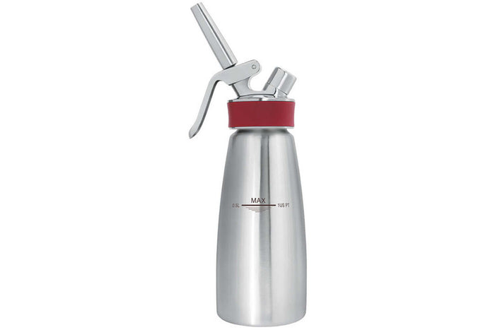 Siphon Isi Gourmet Whip pour préparations chaudes et froides - 0,5L